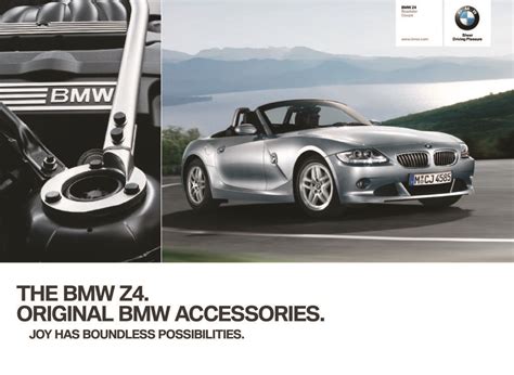 bmw z4 accessories uk pdf manual
